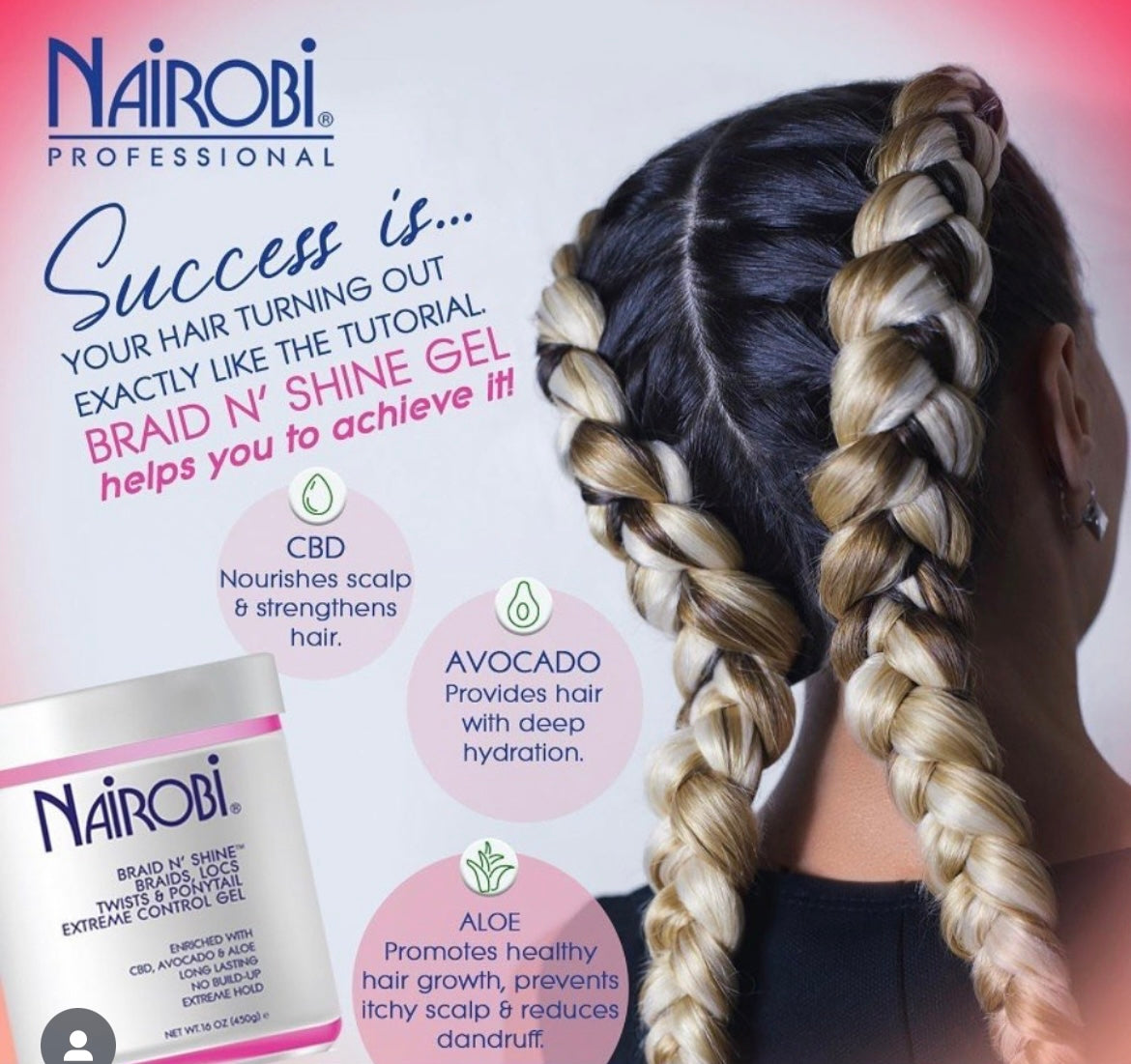 Nairobi Braid N Shine Gel